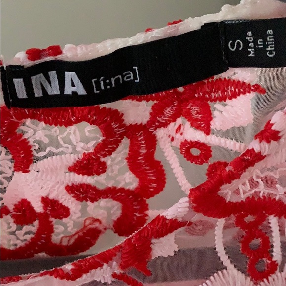 Sweet Red Vintage Inspired Dress by INA - Picture 6 of 9